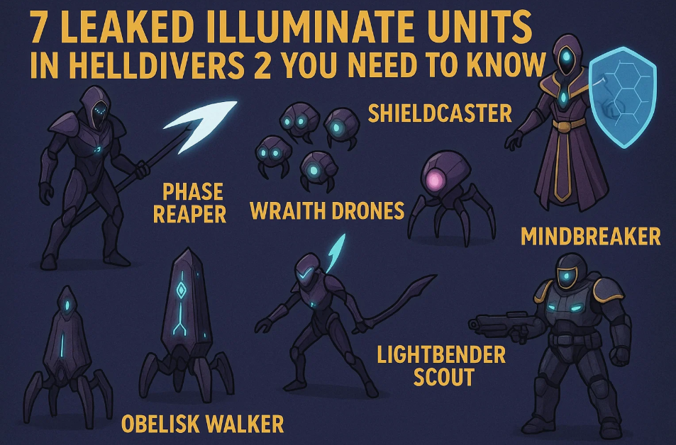 7 Leaked Illuminate Units in Helldivers 2 You Need to Know