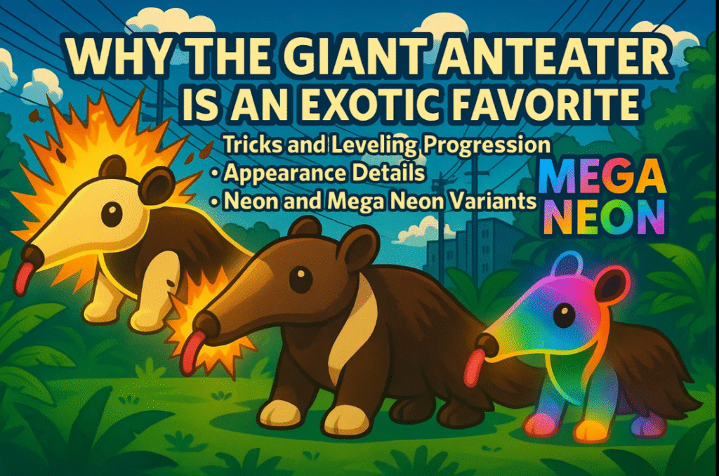 Giant Anteater: The Rare Exotic Pet in Adopt Me! You Don’t Want to Miss