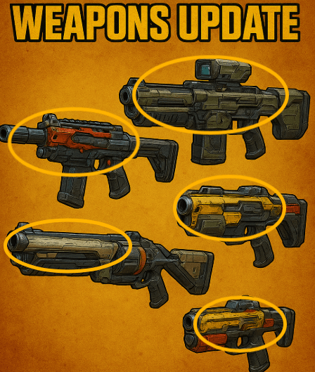 Borderlands 4 Weapons Update