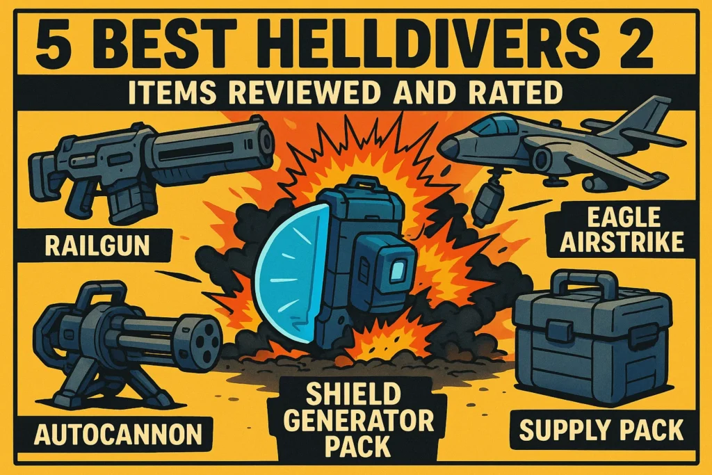 5 Best Helldivers 2 Items Reviewed and Rated