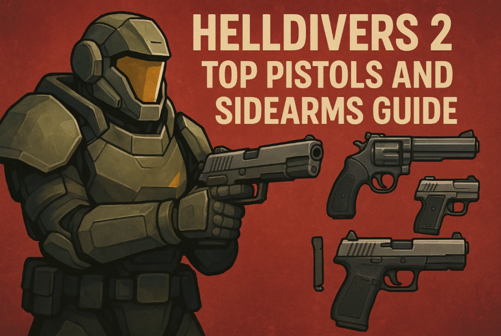 Helldivers 2 Top Pistols and Sidearms Guide