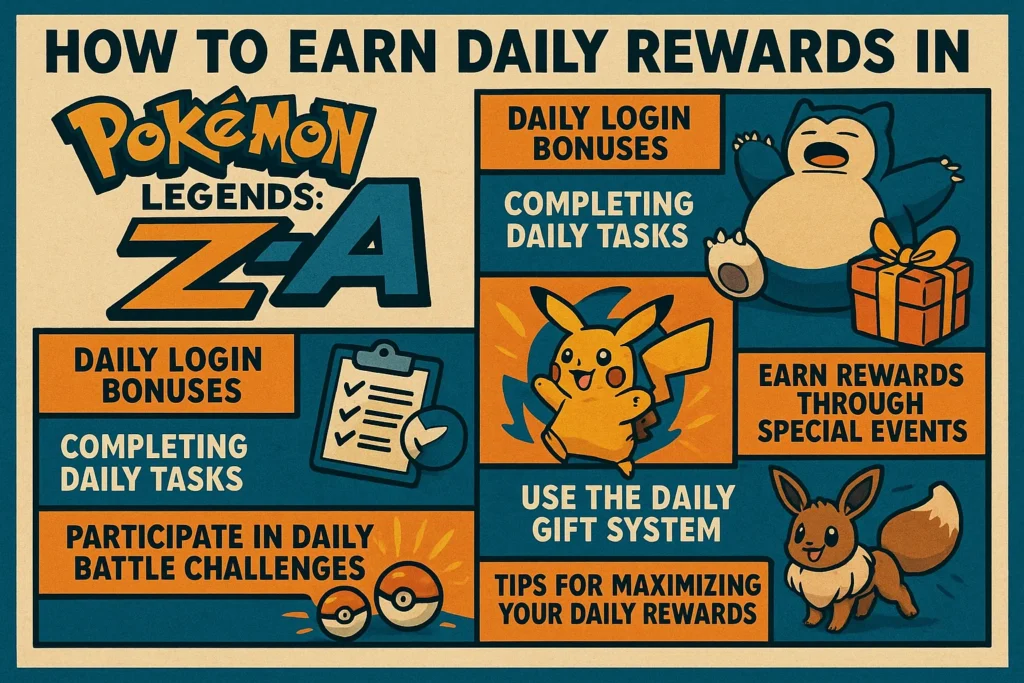 How to Earn Daily Rewards in Pokémon Legends: Z-A