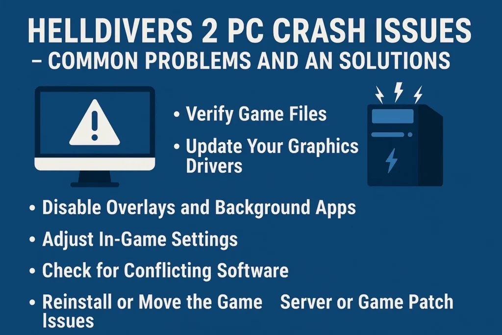 Helldivers 2 PC Crash Issues – Common Problems and Solutions