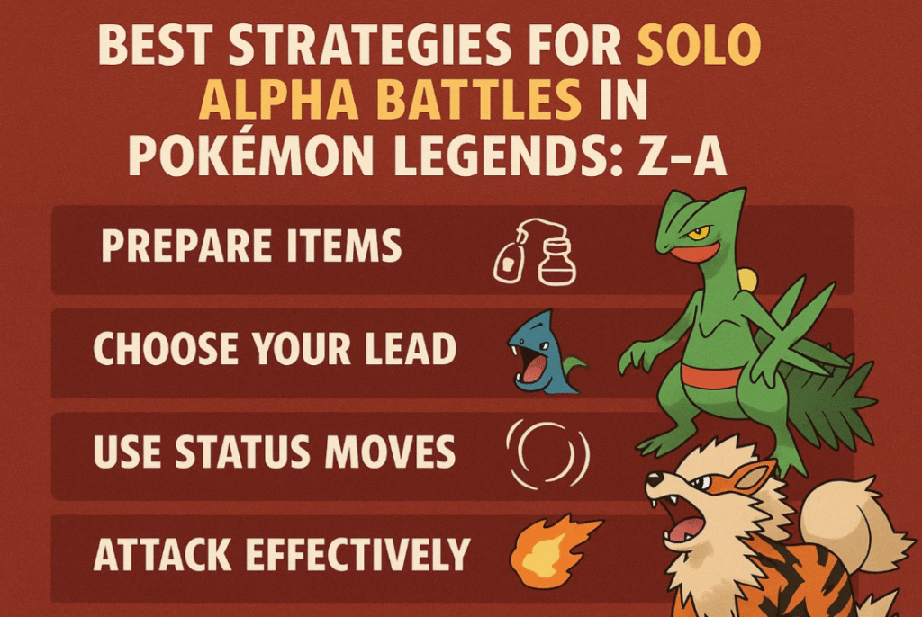 Best Strategies for Solo Alpha Battles in Pokémon Legends: Z-A