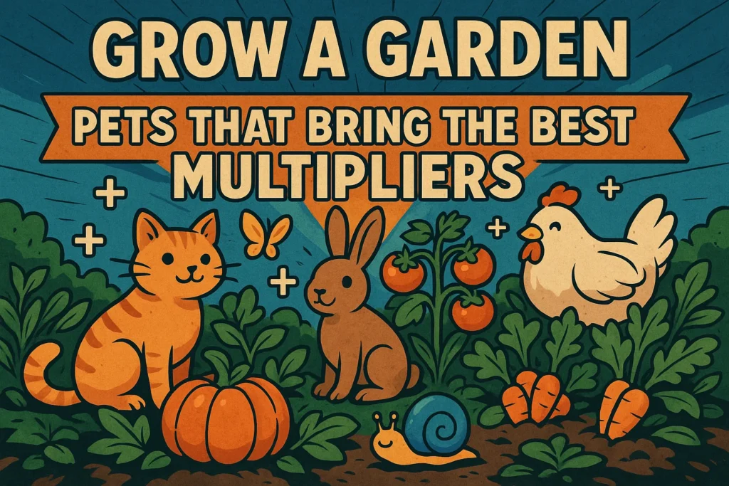 Grow a Garden Pets That Bring the Best Multipliers