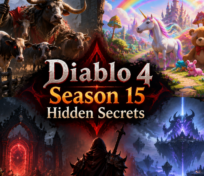 Diablo 4 Season 15 Hidden Secrets: Cow Level, Whimsyshire and Secret Areas
