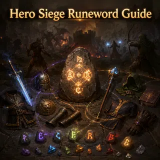 Hero Siege Runeword Guide: Best Early Gear and Upgrade Path
