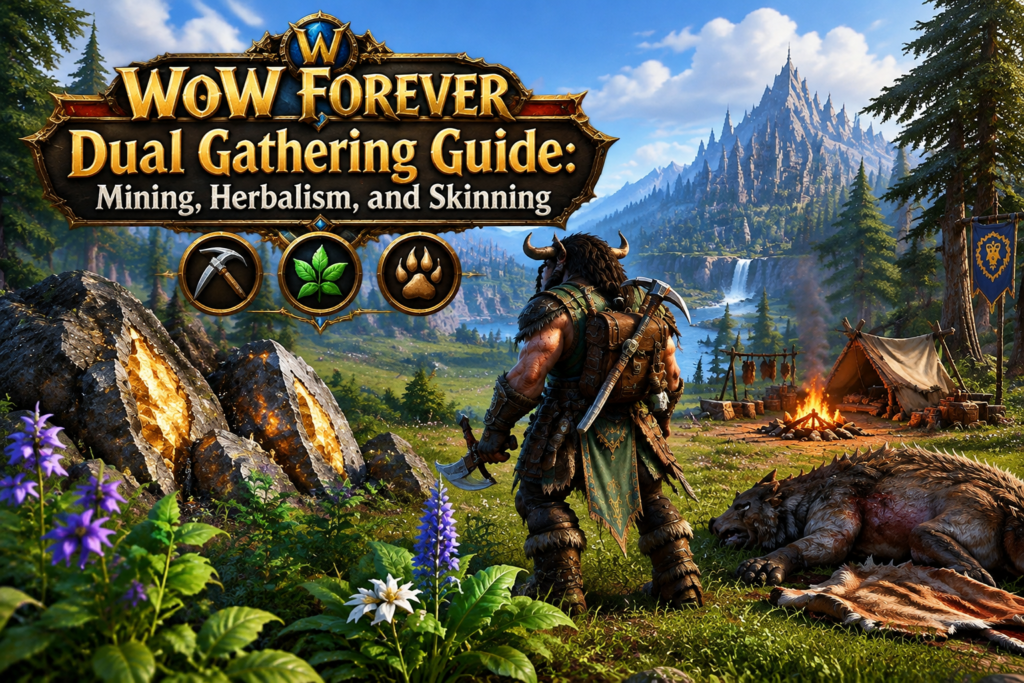 WoW Forever Dual Gathering Guide: Mining, Herbalism, and Skinning